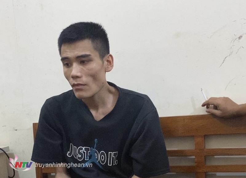 Đối tượng Quang Văn Luận (SN 1993, trú tại khối Cò Noong, thị trấn Kim Sơn, huyện Quế Phong)