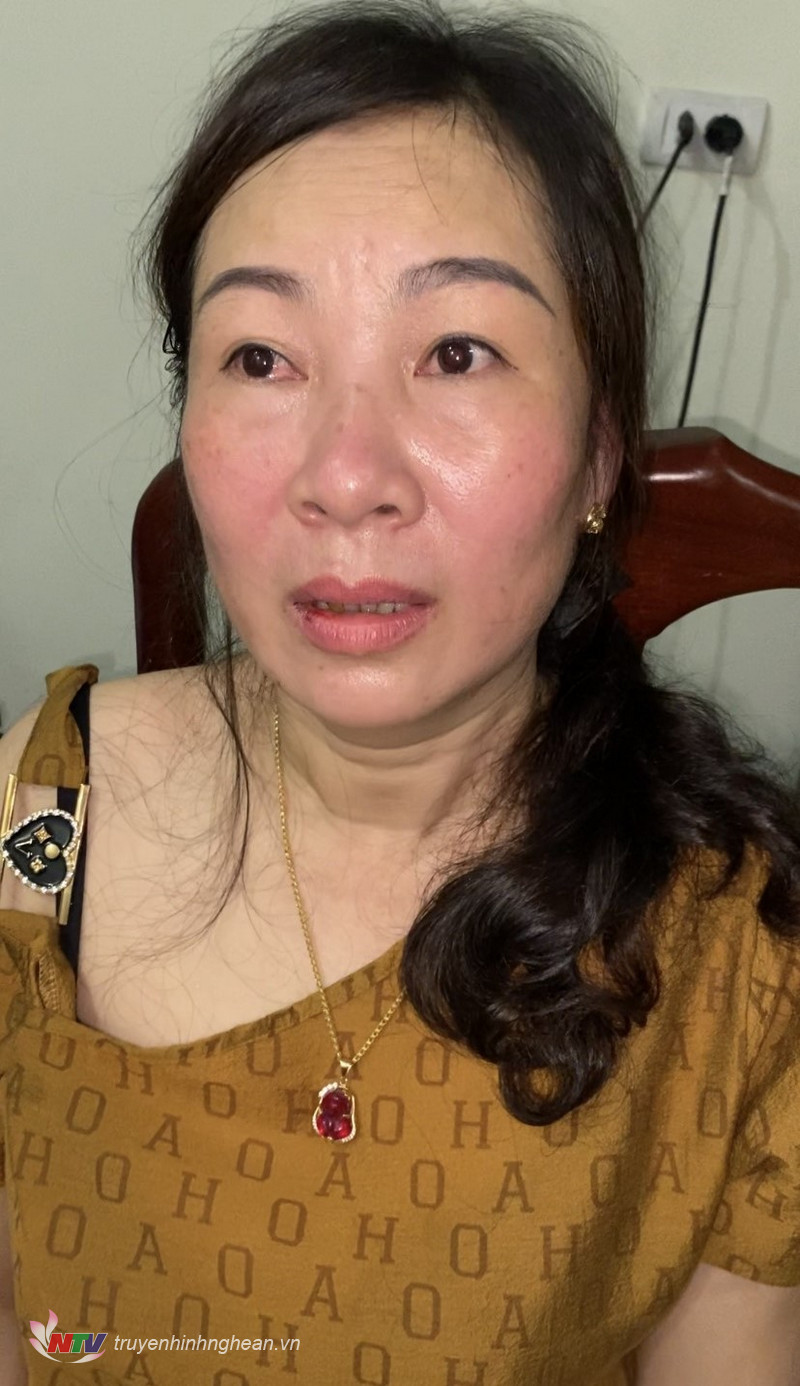 Đối tượng Lô Thị Huyền (SN1978, trú tại khối Hồng Phong, Kim Sơn, Quế Phong)