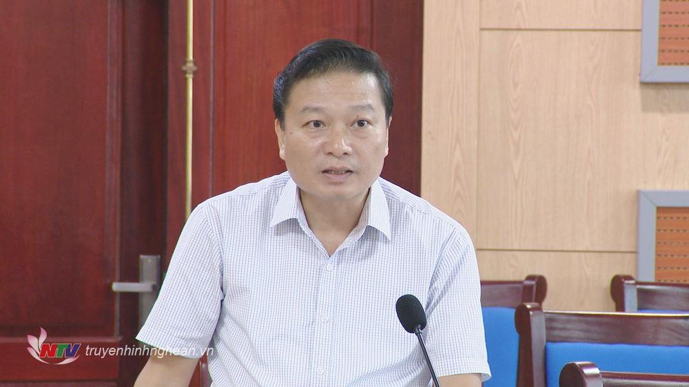 Đồng chí Lê Hồng Vinh - Ủy viên Ban Thường vụ Tỉnh ủy, Phó PG88 go Bắn cá Thường trực UBND tỉnh phát biểu tại phiên họp.