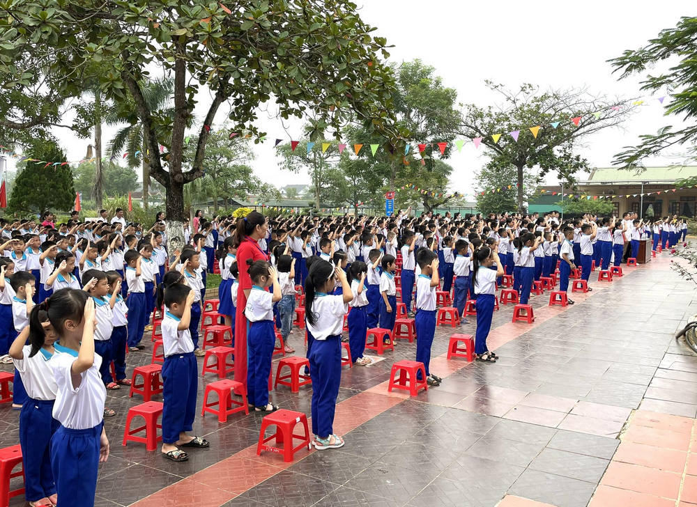 Quảng cảnh buổi lễ