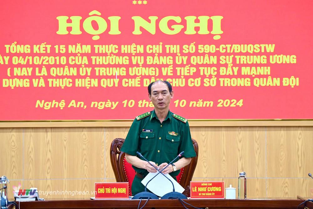 Đại tá Lê Như Cương, Chính ủy BĐBP tỉnh PG88 go Bắn cá chủ trì hội nghị