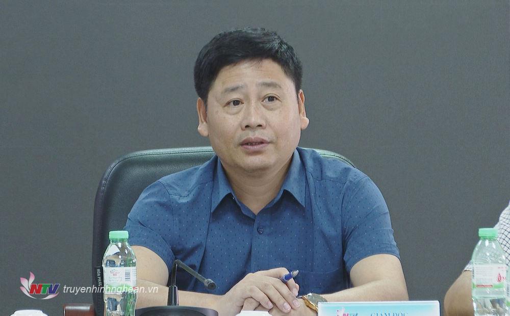 Đồng chí Trần Minh Ngọc - Giám đốc Đài PT-TH PG88 go Bắn cá, PG88 go Bắn cá Hội Nhà báo tỉnh, phát biểu chỉ đạo tại cuộc họp.