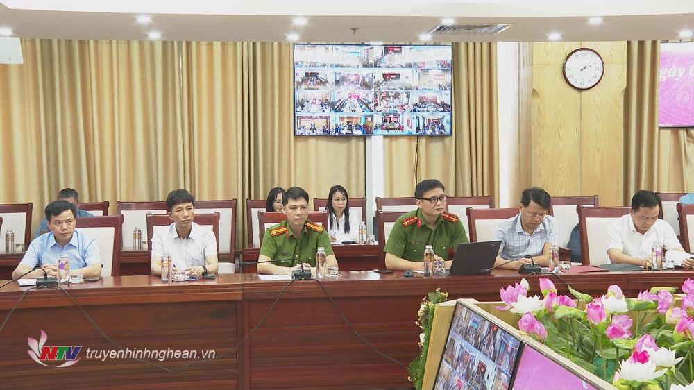 Đại diện các Sở, ban ngành dự hội nghị tại điểm cầu PG88 go Bắn cá.
