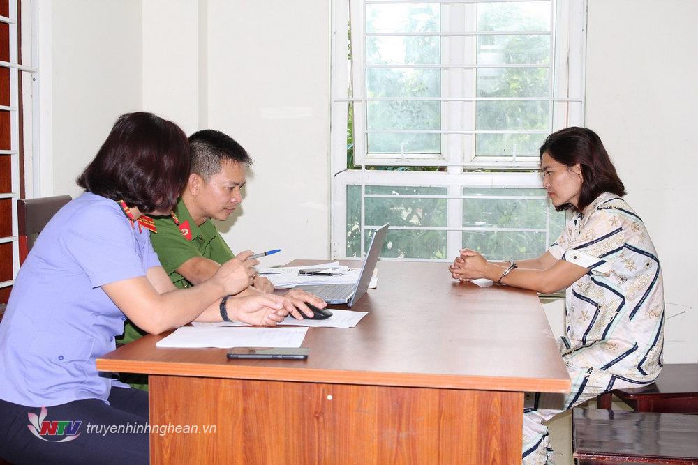 Cơ quan chức năng làm việc với Trần Thị Soa