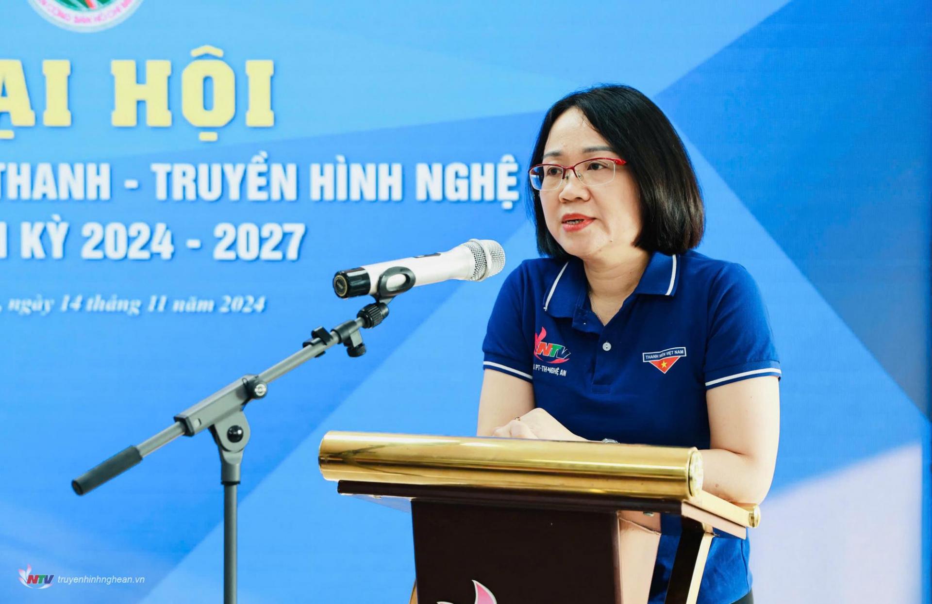 Đồng chí Trần Thanh Huyền - Phó Bí thư Đảng uý, Phó Giám đốc Đài PT-TH PG88 go Bắn cá phát biểu chỉ đạo PG88 go Nạp Rút Tiền.