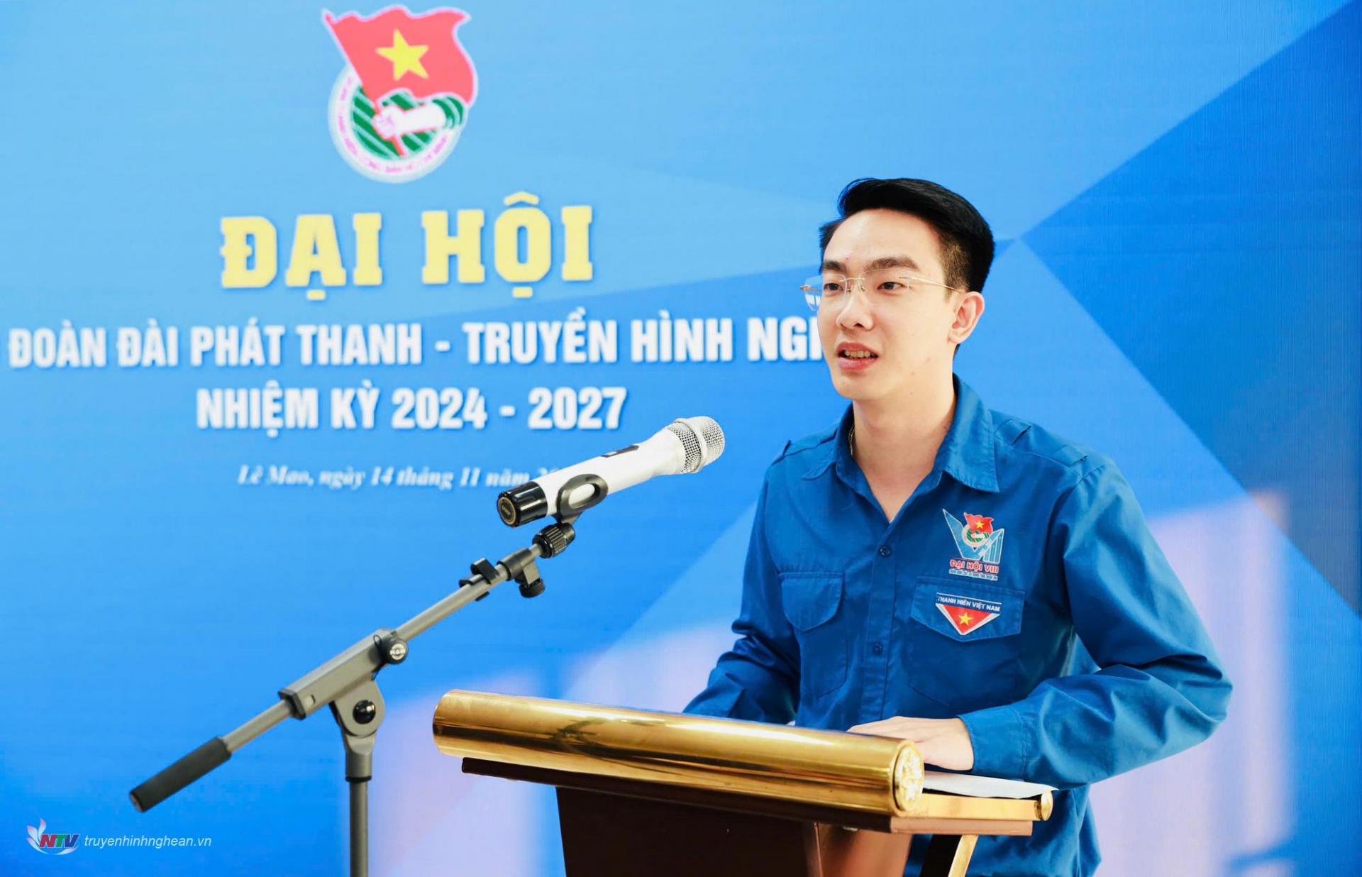 Đồng chí Nguyễn Công Minh - Bí thư Đoàn Khối CCQ tỉnh phát biểu chỉ đạo PG88 go Nạp Rút Tiền.