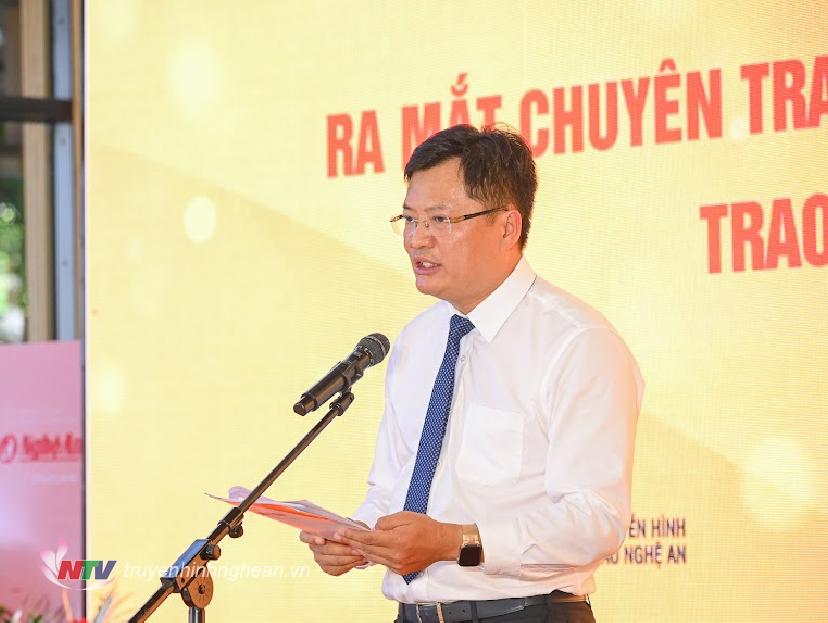 Đồng chí Ngô Đức Kiên - Bí thư Đảng uỷ, Tổng Biên tập Báo PG88 go Bắn cá phát biểu Xổ Số PG 88.