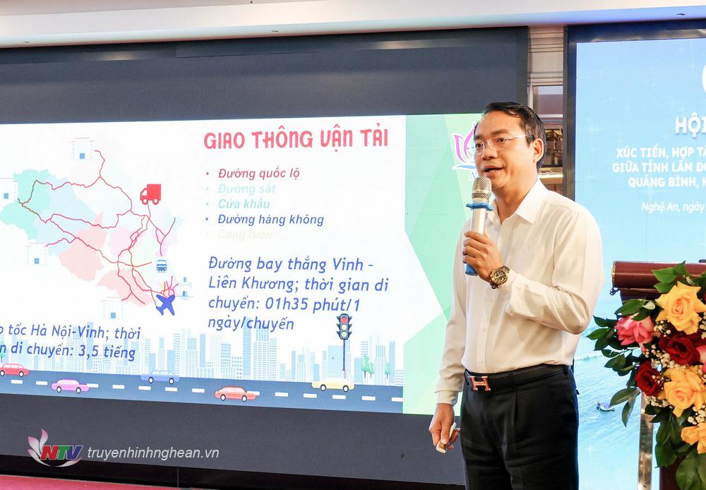 Đại diện Sở PG 88 Bóng Đá PG88 go Bắn cá giới thiệu tiềm năng, sản phẩm mới và chương trình kích cầu du lịch của tỉnh.