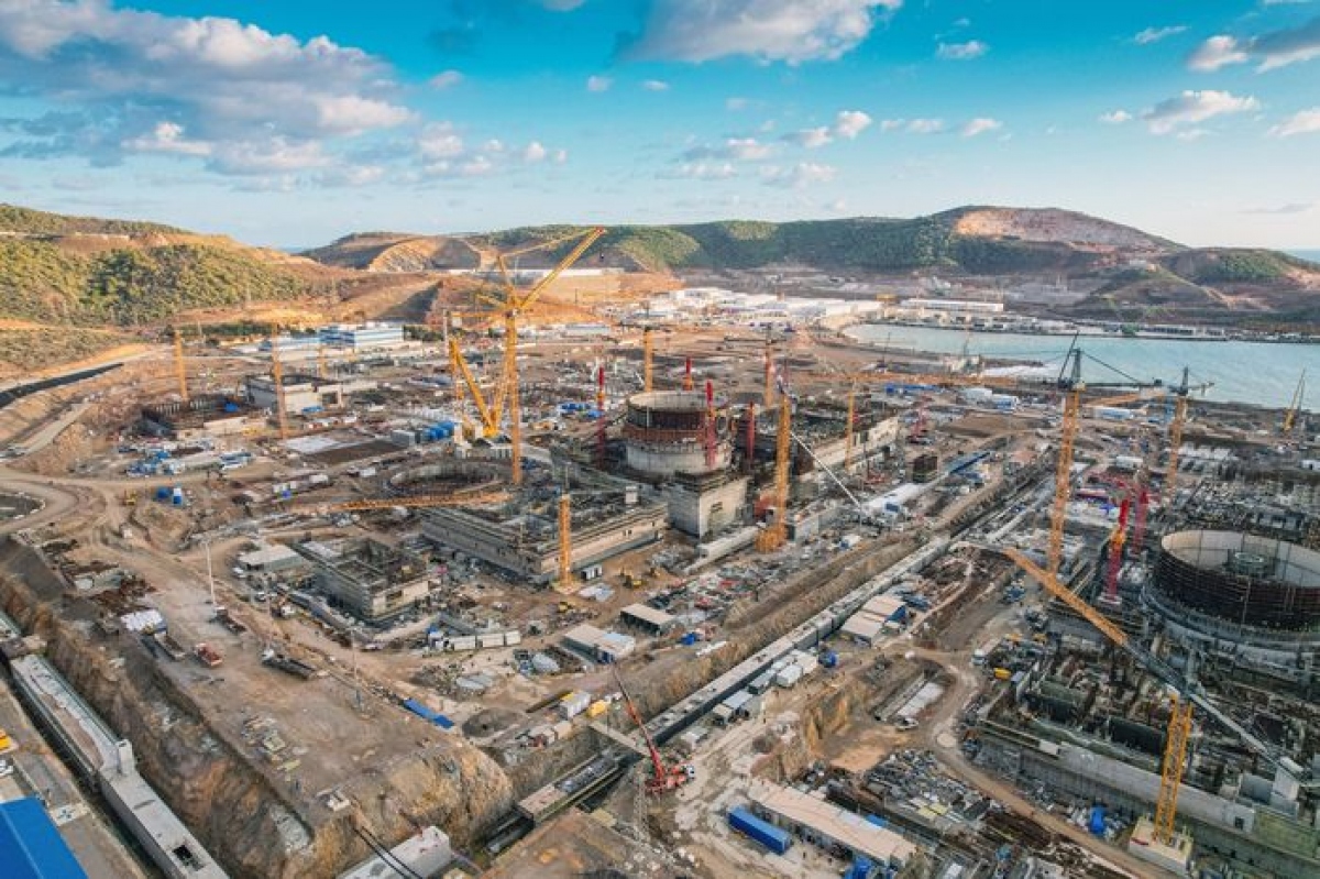 Rosatom của Nga đang xây dựng nhà máy điện hạt nhân ở phía Nam Thổ Nhĩ Kỳ. Ảnh: Zuma Press