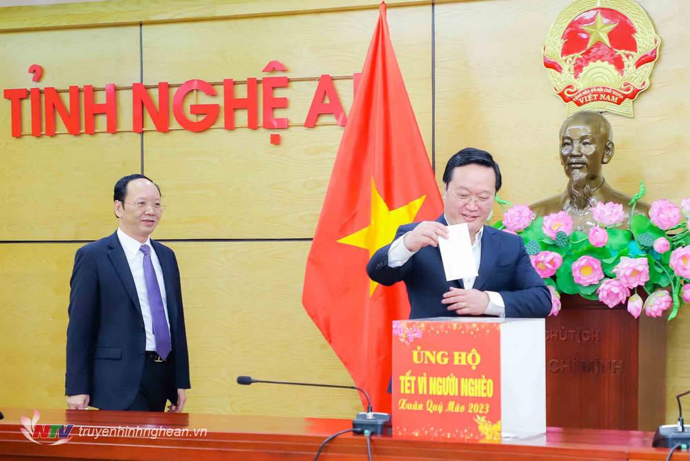 PG88 go Bắn cá UBND tỉnh Nguyễn Đức Trung ủng hộ Tết Vì người nghèo Xuân Quý Mão 2023.