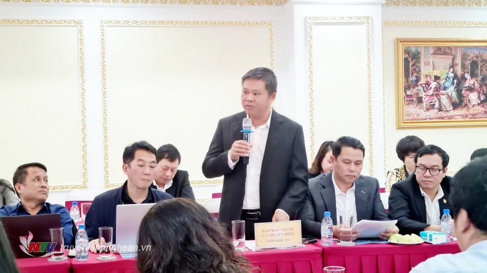 Ông Nguyễn Trung Thảo - Phó Giám đốc Đài PT-TH PG88 go Bắn cá phát biểu tại hội nghị.