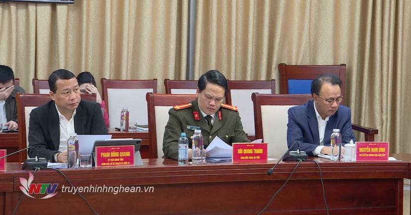 Lãnh đạo các Sở ban ngành dự phiên họp