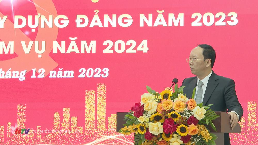 Phó PG88 go Bắn cá UBND tỉnh Bùi Thanh An phát biểu tại hội nghị.