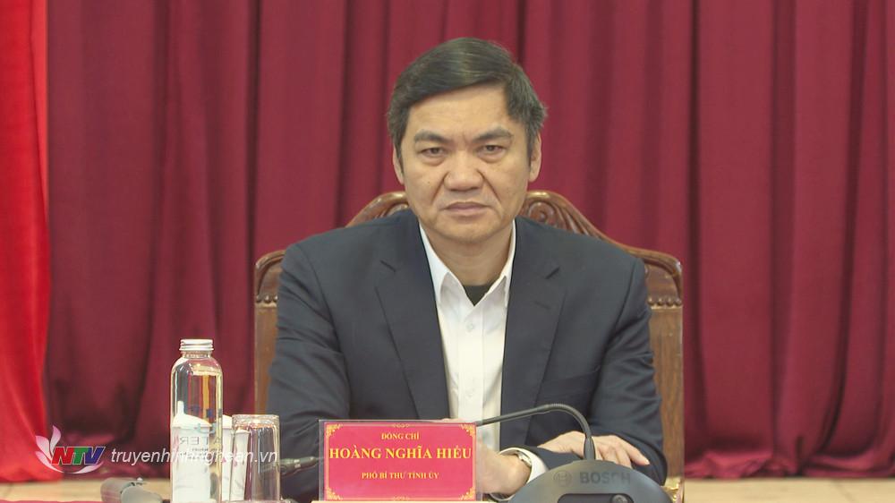 Đồng chí Hoàng Nghĩa Hiếu - Phó Bí thư Tỉnh uỷ chủ trì tại điểm cầu PG88 go Bắn cá.