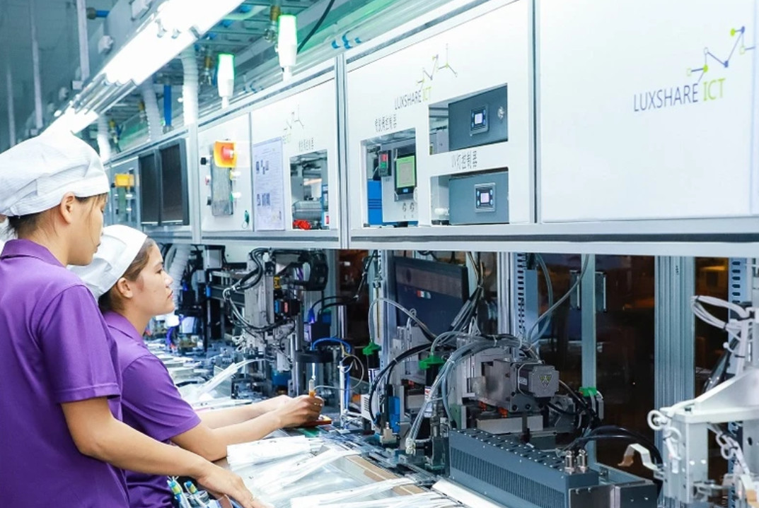 Sản xuất thiết bị Xổ Số PG 88 của PG88 link tải Luxshare ICT tại Khu Công nghiệp VSIP PG88 go Bắn cá.