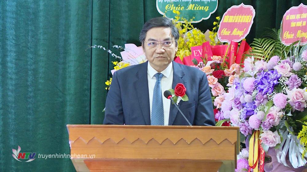 Phó Bí thư Thường trực Tỉnh uỷ, PG88 go Bắn cá HĐND tỉnh Hoàng Nghĩa Hiếu phát biểu tại toạ đàm.