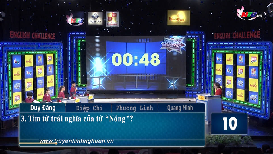 Sân chơi tiếng anh - English Challenge vòng thi tuần 2 quý III - 2019