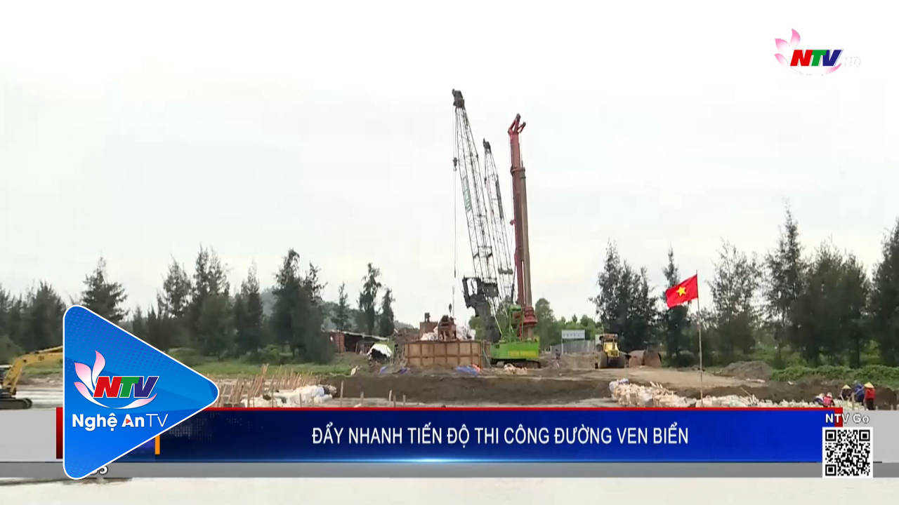 Đẩy nhanh tiến độ thi công đường ven biển