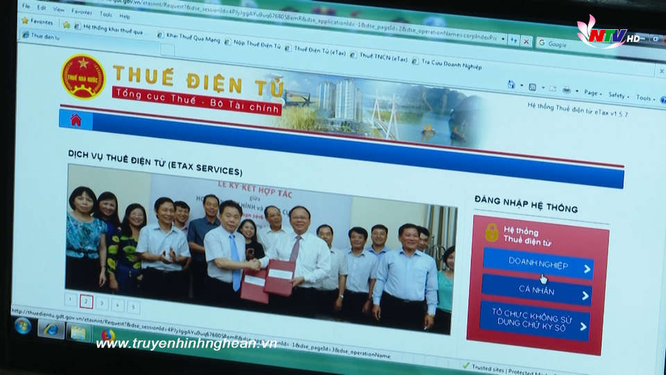 IT- Today: Hệ thống Dịch vụ Thuế Xổ Số PG 88 - eTax