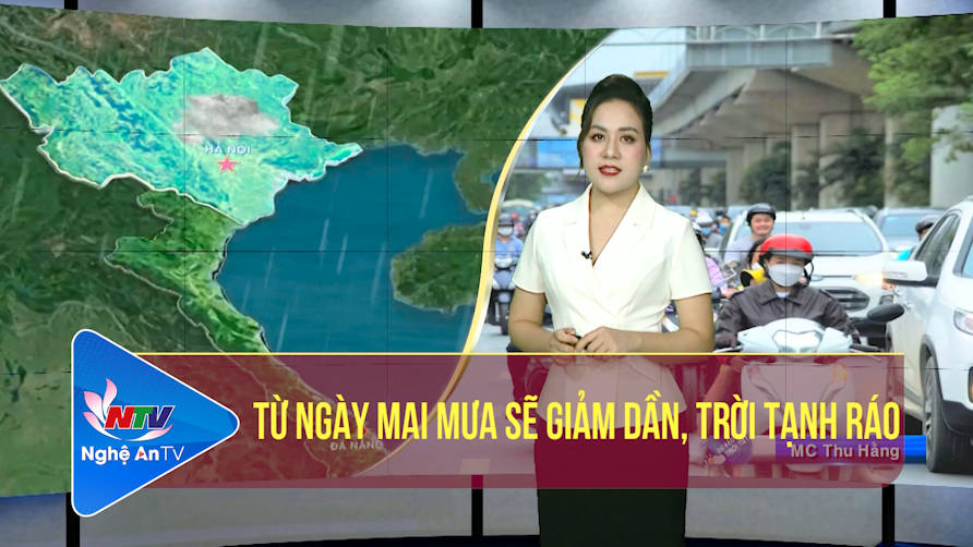 PG88.com Win Dự báo Thời tiết đêm 16, ngày 17/5/2022: Từ ngày mai mưa sẽ giảm dần, trời tạnh ráo