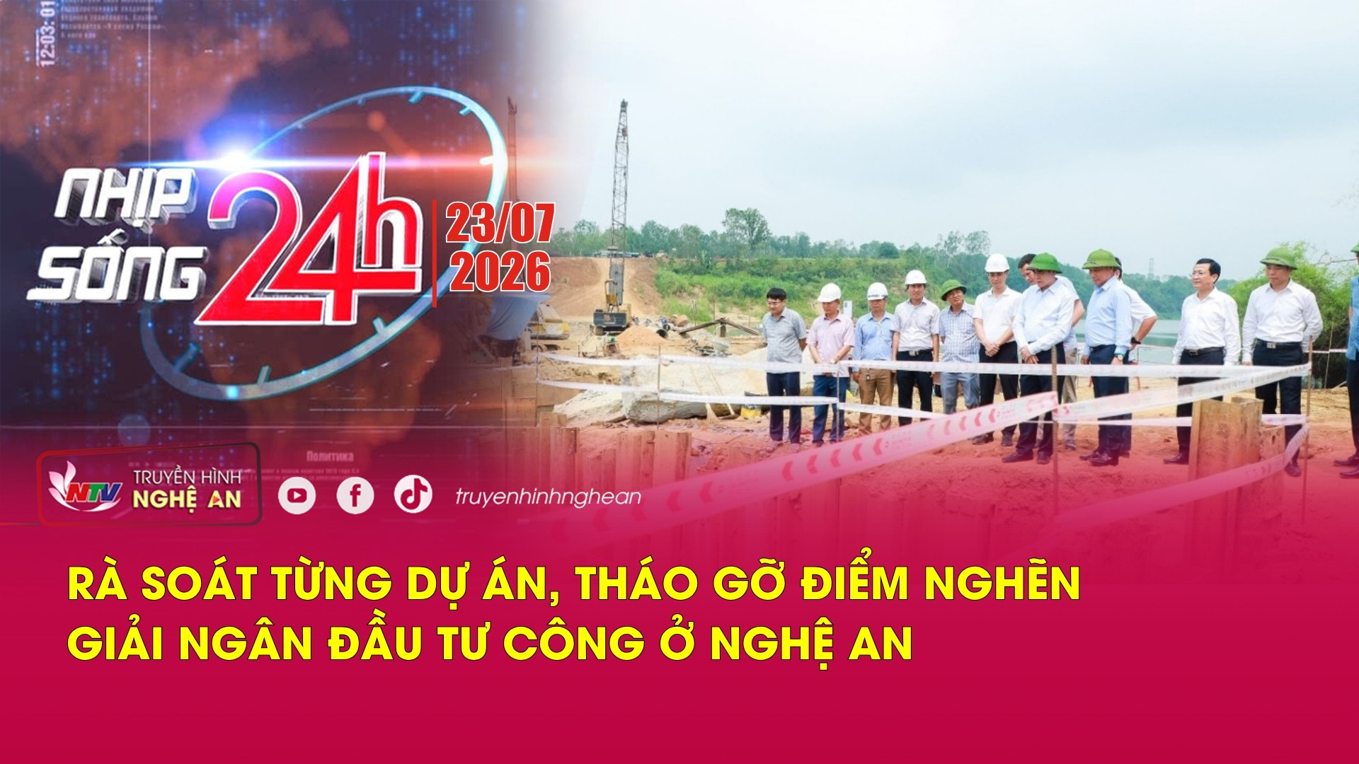 Bản tin Nhịp sống 24h - 23/07/2026