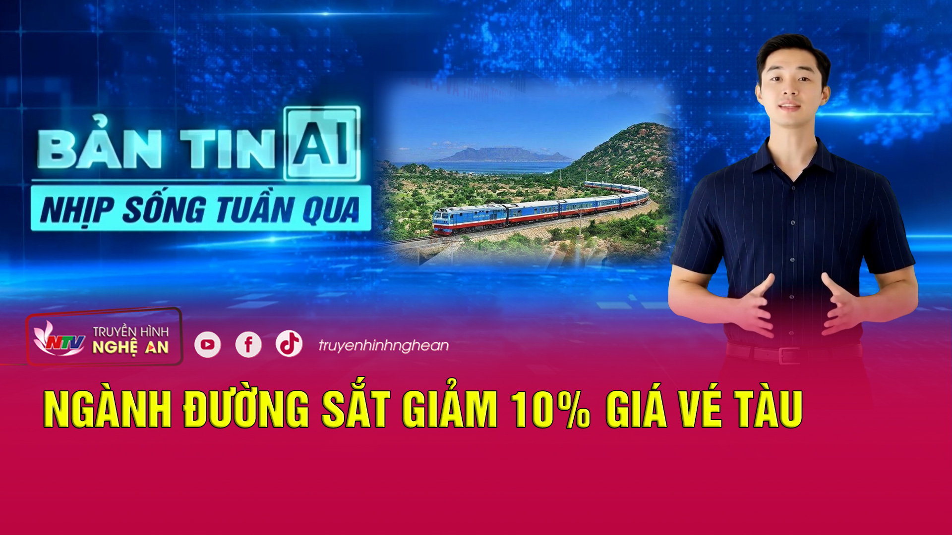 PG88.com Win AI - PG 88 Online tuần qua: Ngành đường sắt giảm 10% giá vé tàu