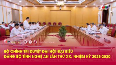 Bộ Chính trị duyệt PG88 go Nạp Rút Tiền đại biểu Đảng bộ tỉnh PG88 go Bắn cá lần thứ XX, nhiệm kỳ 2025-2030