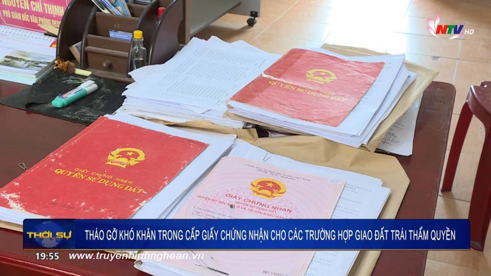 Tháo gỡ khó khăn trong cấp giấy chứng nhận cho các trường hợp giao đất trái thẩm quyền