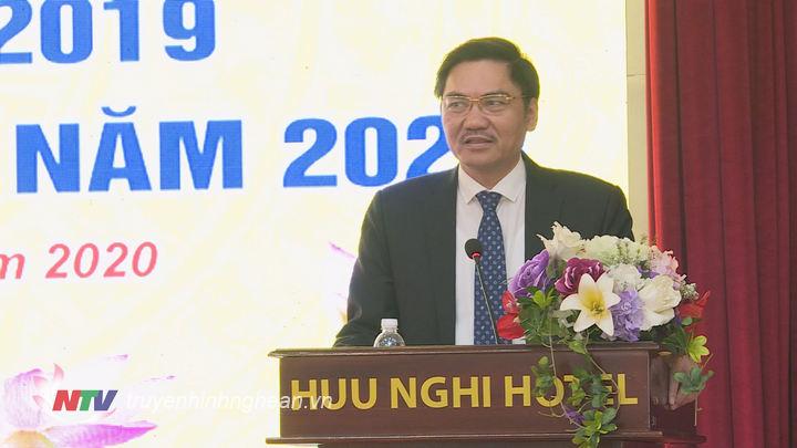 Phó PG88 go Bắn cá UBND tỉnh Hoàng Nghĩa Hiếu phát biểu tại hội nghị.