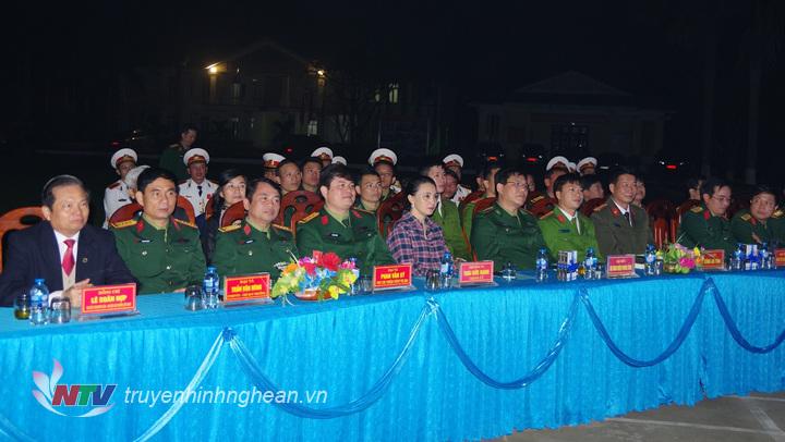Các đại biểu tham gia đêm giao lưu Ra quân quyết thắng 2019.