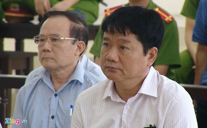 Ông Thăng tại phiên tòa vụ PVN mất 800 tỷ diễn ra năm 2018. Ảnh: P