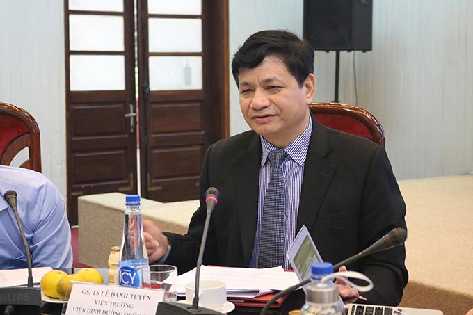 GS.TS. Lê Danh Tuyên, Viện trưởng Viện Dinh dưỡng Quốc gia