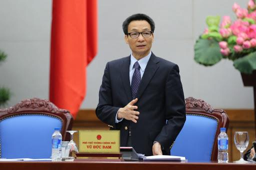Phó Thủ tướng Vũ Đức Đam phát biểu tại hội nghị.