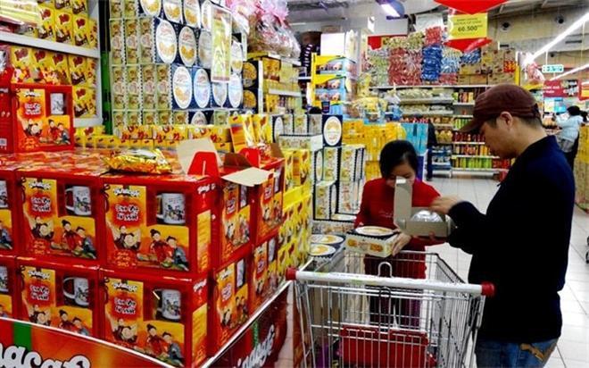 Thị trường ngày Mùng 1 Tết không có biến động về giá cả. (Ảnh minh hoạ)