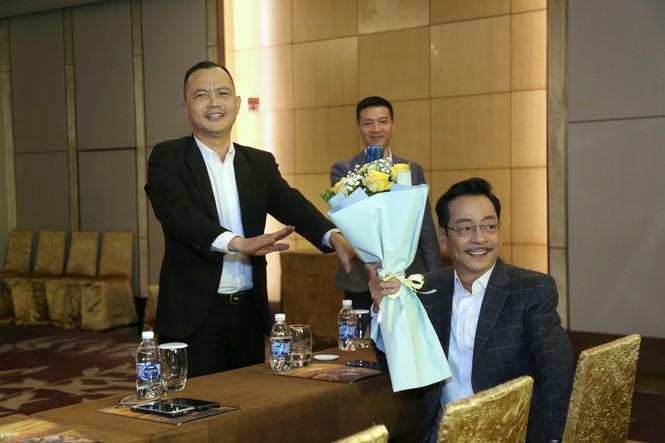 NSND Hoàng Dũng tại buổi ra mắt phim Trở về giữa yêu thương đầu tháng 12/2020.