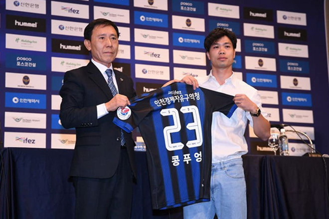 Công Phượng là quân bài rất đáng chờ đợi của Incheon United. Ảnh: Incheon United.