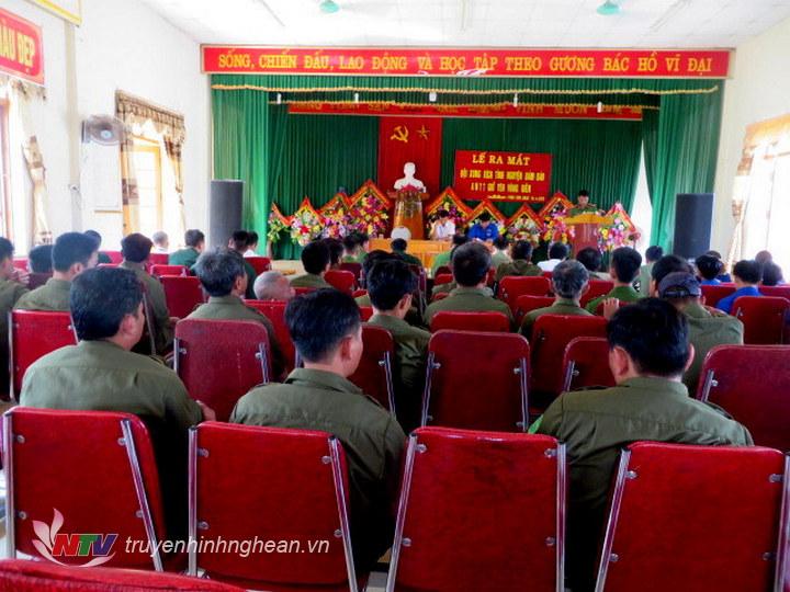 Quang cảnh lễ ra mắt.