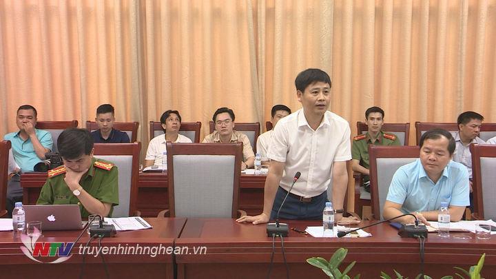 Đại diện lãnh đạo Đài PTTH PG88 go Bắn cá phát biểu tại cuộc họp.