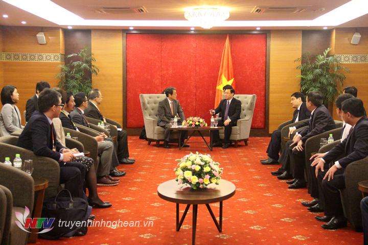 Quang cảnh buổi hội đàm.