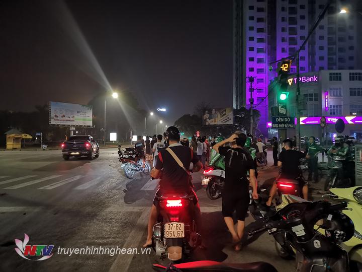 Hiện trường vụ tai nạn.