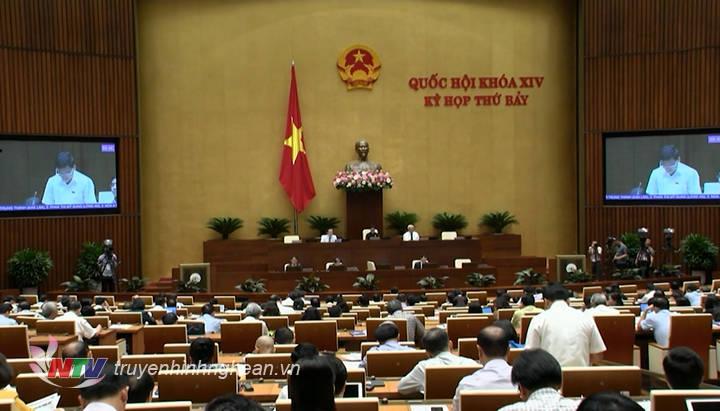 Quang cảnh phiên họp chiều nay