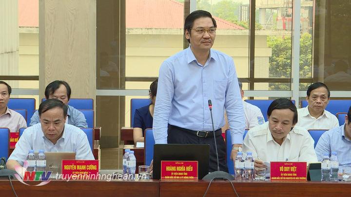 Đại diện Sở NN&PTNT phát biểu tại phiên họp.