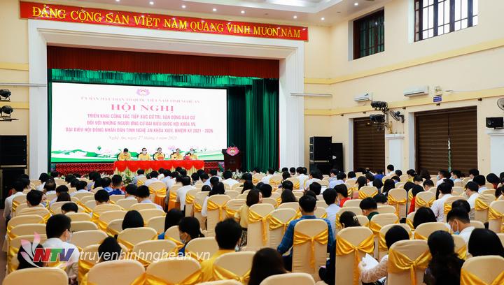 hướng dẫn tổ chức Hội nghị tiếp xúc cử tri, vận động bầu cử