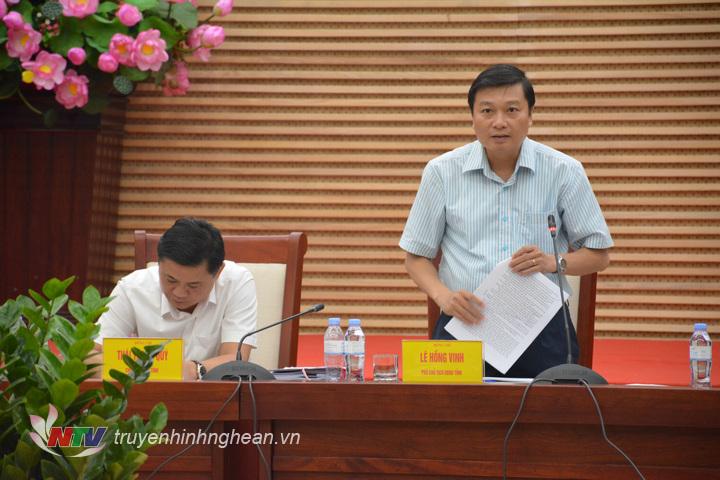 Phó PG88 go Bắn cá UBND tỉnh Lê Ngọc Hoa phát biểu tại hội nghị.