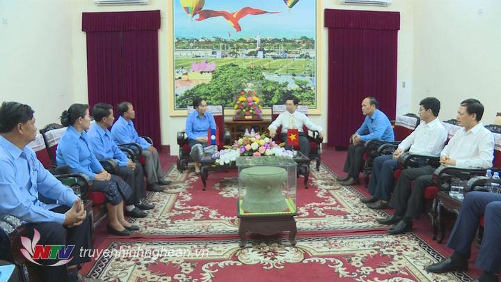 Quang cảnh buổi tiếp.