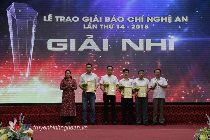 Trao Giải Nhì cho các tác giả, nhóm tác giả.