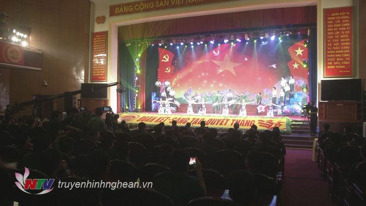 Quang cảnh đêm giao lưu.