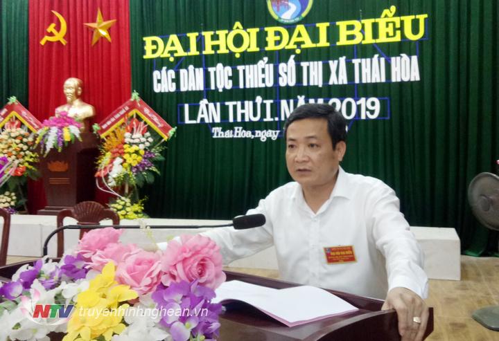 Ông Phạm Chí Kiên – PG88 go Bắn cá UBND thị xã Thái Hòa phát biểu Xổ Số PG 88 PG88 go Nạp Rút Tiền.
