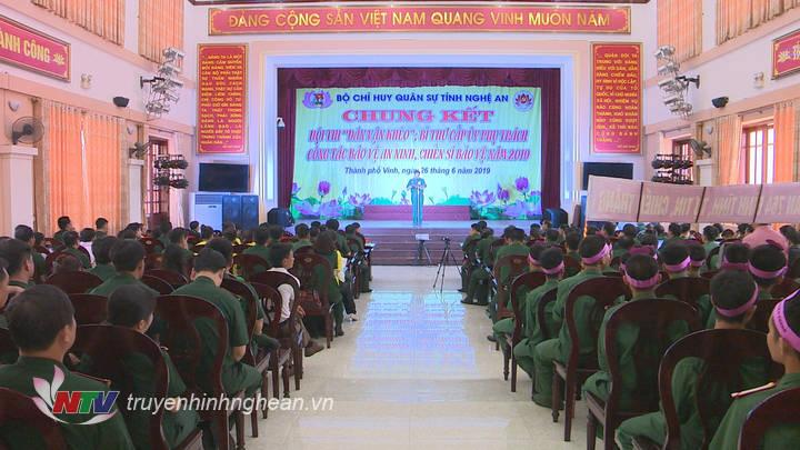 Quang cảnh hội thi.