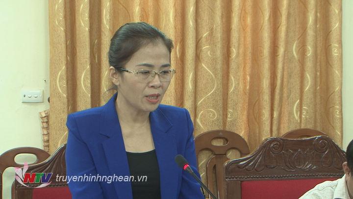 Lãnh đạo Ủy ban MTTQ tỉnh phát biểu tại hội nghị.